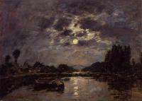 Boudin, Eugene - The Effect of Moonlight